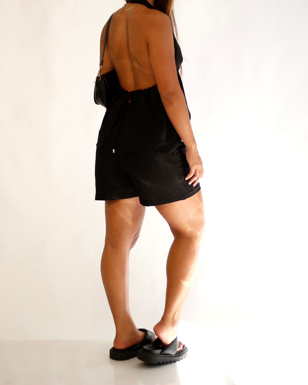 Short Riviera Preto - Viscose Alfaiataria