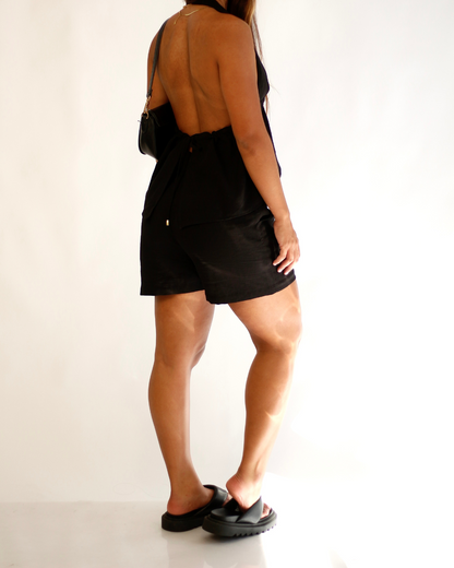 Short Riviera Preto - Viscose Alfaiataria