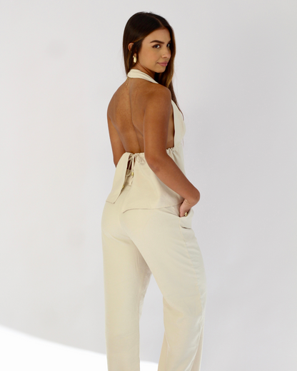 Top Coral Areia - Viscose Alfaiataria